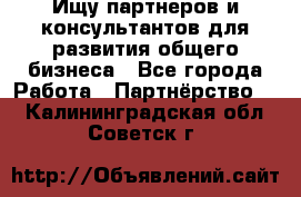 Ищу партнеров и консультантов для развития общего бизнеса - Все города Работа » Партнёрство   . Калининградская обл.,Советск г.